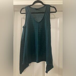 Massimo Women's Teal Sleeveless Tank Top Size Large